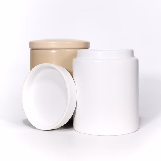 High End Customization Wholesale Best Modern Design Natural Ceramic Candle Jar for Candle Making