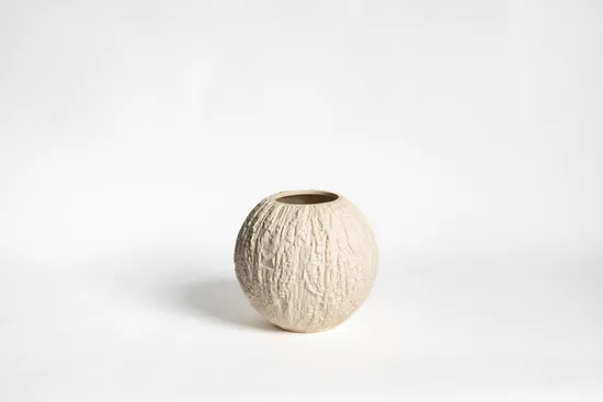 Textured Stoneware Vase