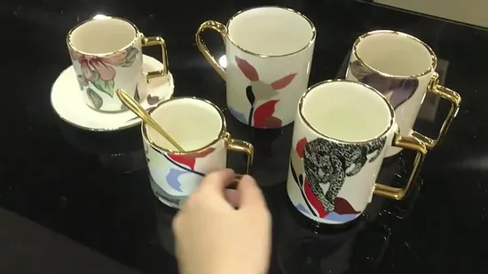 Afternoon Tea Cup Set Ceramic Mug Cup Set 