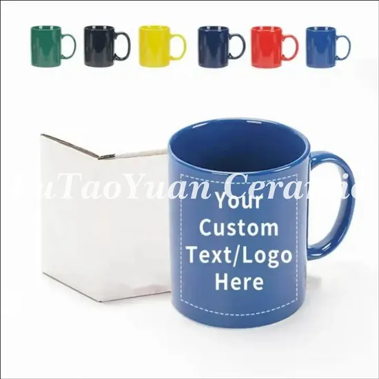 Porcelain Mug Customize Accept! Colorful Handle Ceramic Tableware Pure Glazed Coffee Cup Kitchenware Customized Color/Pattern/Logo/Design/Style/Shape 