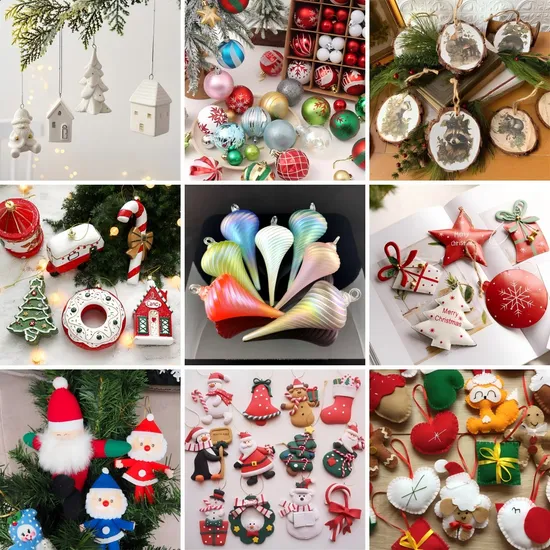 Wholesale Price Customized Xmas Tree Decorations Plush Fabric Ceramic Plastic Resin Metal Glass Wooden Polyresin Personalized Custom Christmas Ornament Factory 