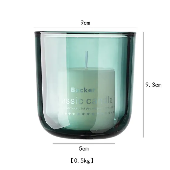 Good Price Ceramic Jar Cup Wooden Holder Glass Candle Vessel Jars Cj