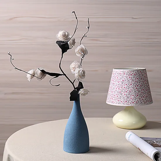 Ceramic Vase Flower Arrangement Decorative Bud Hydroponics Container Esg10434 