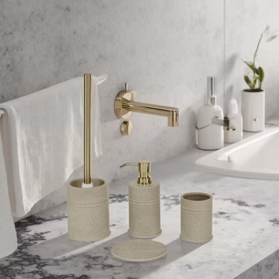 Modern Luxury Design Hotel Home Ceramic Bath Holder Set