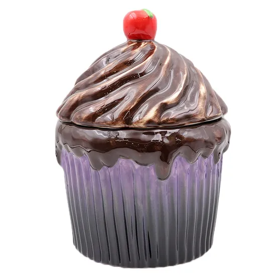 Elegant Ceramic Cookie Storage Jar for Dessert Lovers 