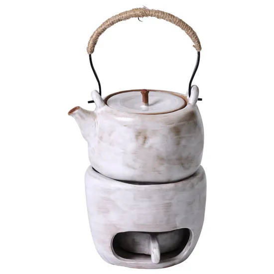 Japanese Teapot Pot Ceramic Tea Set Teaware Large Capacity Tea Making Device 