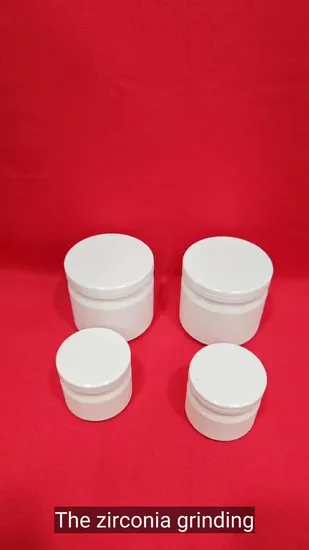 Durable Industrial Alumina and Zirconia Ceramic Grinding Jar for Planetary Ball and Bead Mill 