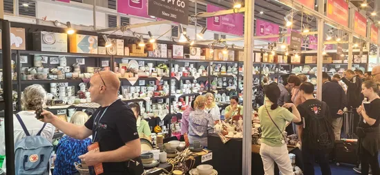 White Ceramic Decorative Flower Shape Box Container Candy Divided Serving with Wooden Tray 