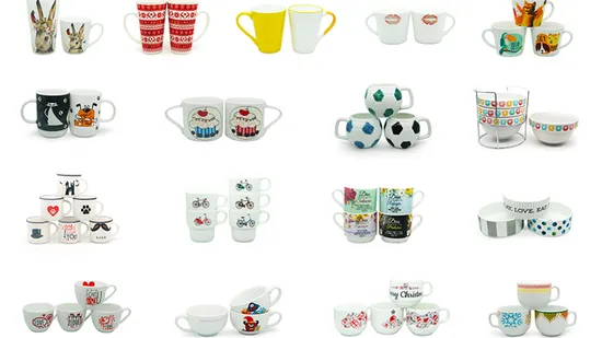 Fine Cheap Ceramic Drinkware China Stone Drink Mugs & Porcelain Cups for Coffee and Tea 